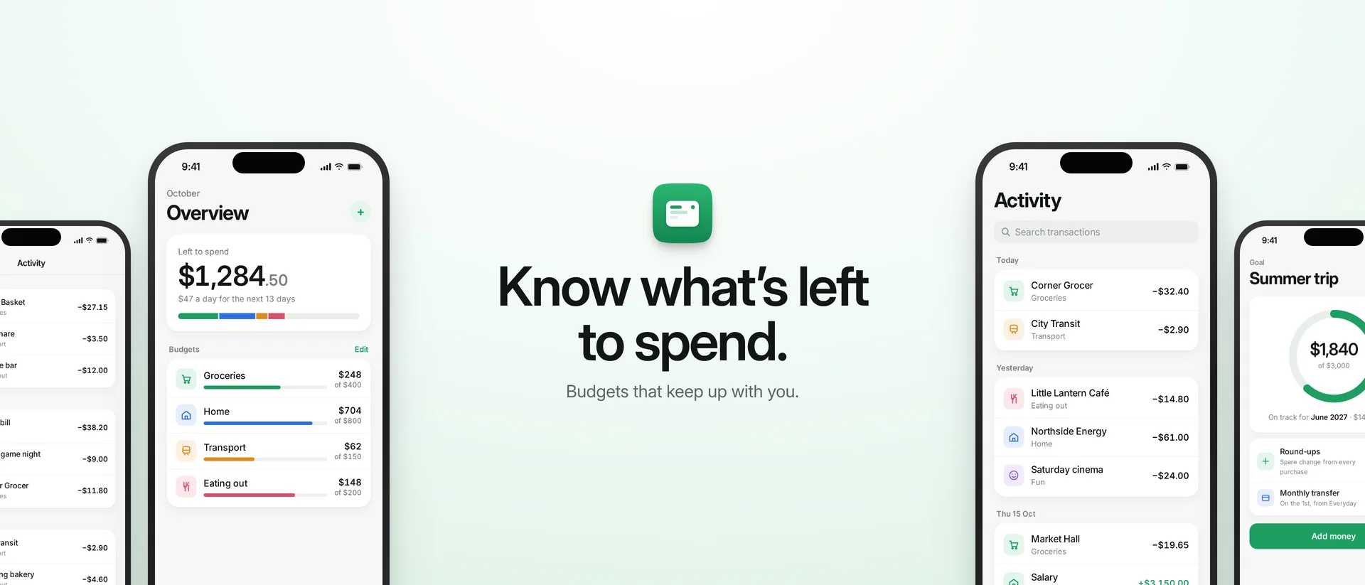 Parcel concept product page header